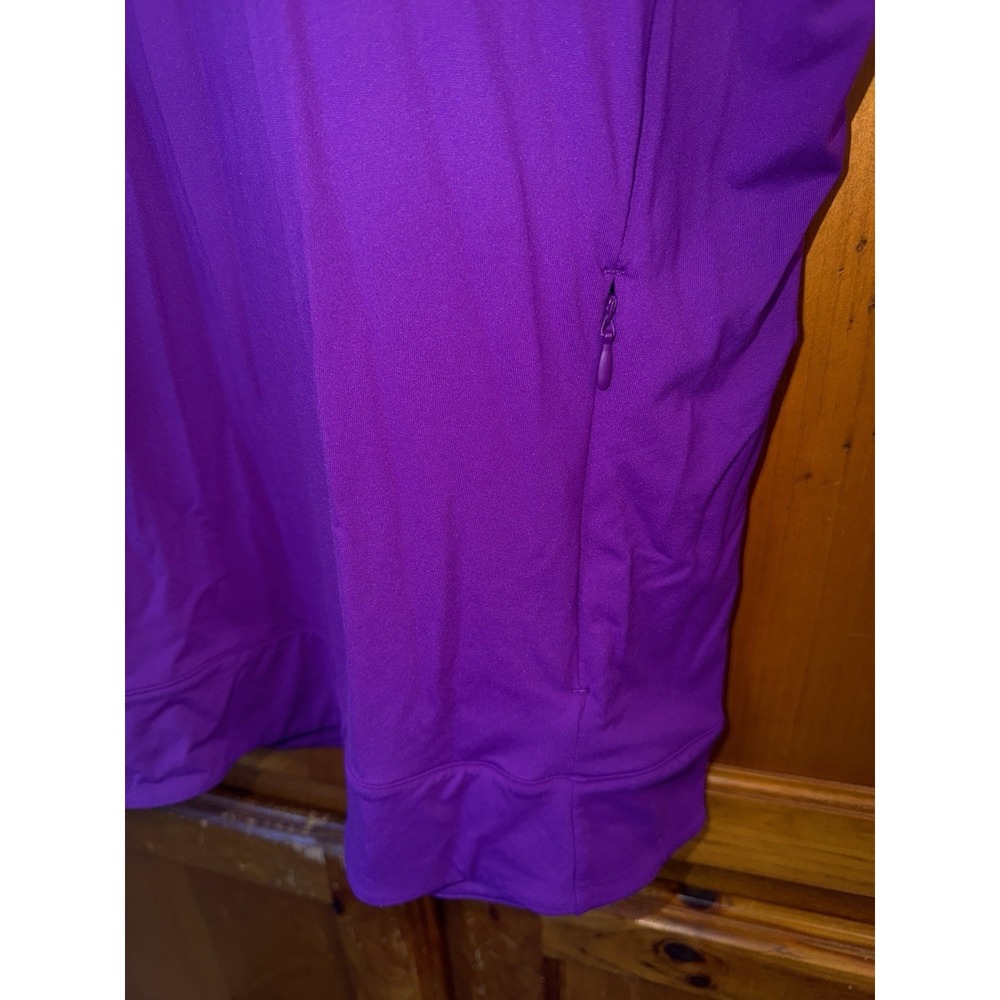 Greyson Women's XL Purple Performance Zip Shirt Athletic Stretch Golf Tennis Run - Picture 8 of 10
